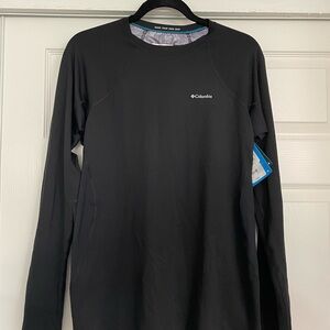 XL Columbia Women's Omni Heat Midweight Stretch Black Long Sleeve Shirt NEW NWT